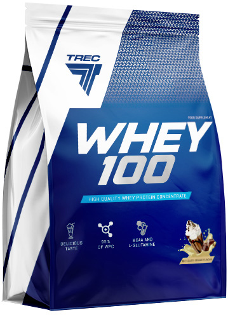 Białko Trec Nuthrition Whey 100 2000 g Chocolate-Sesame (5902114014285) - obraz 1