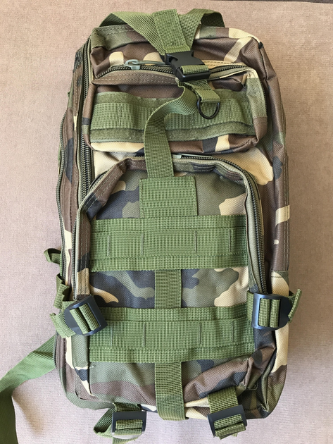 Тактичний штурмовий рюкзак 28 л Woodland - зображення 2