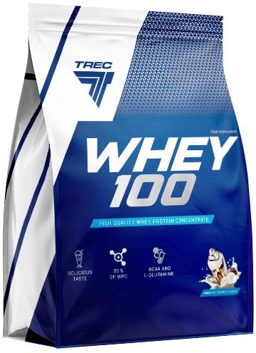 Протеїн Trec Nutrition Whey 100 2275 г Шоколадно-кокосовий (5901828348105) - зображення 1