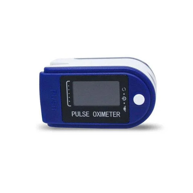 Пульсоксиметр LK 87 Кольоровий дисплей OLED - Синій - зображення 2
