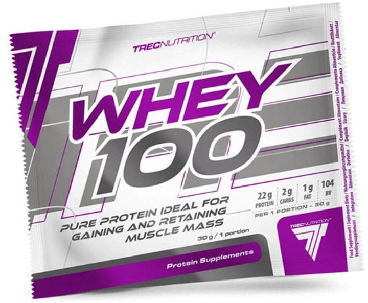 Białko Trec Nuthrition Whey 100 30 g Strawberry (5901828349850) - obraz 1