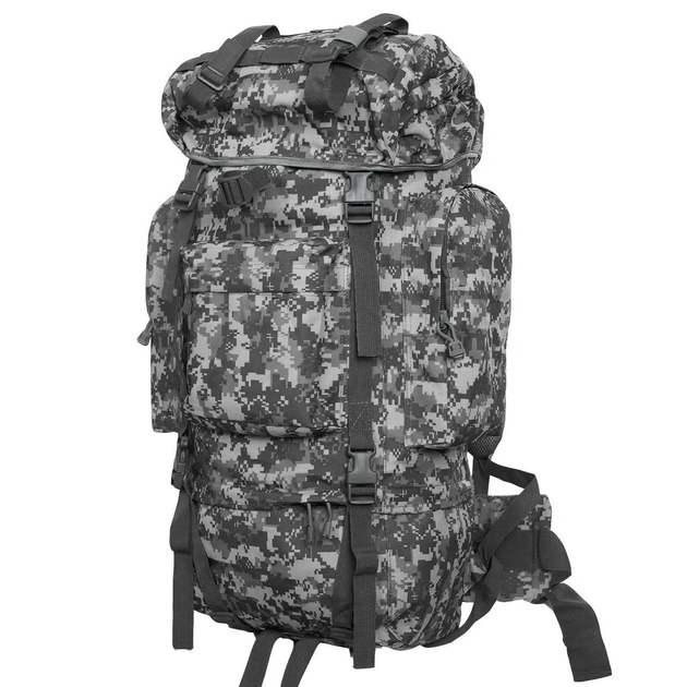 Рюкзак тактический 75 литров ВСУ водостойкий , военный рюкзак Oxford 600D Пиксель - изображение 1