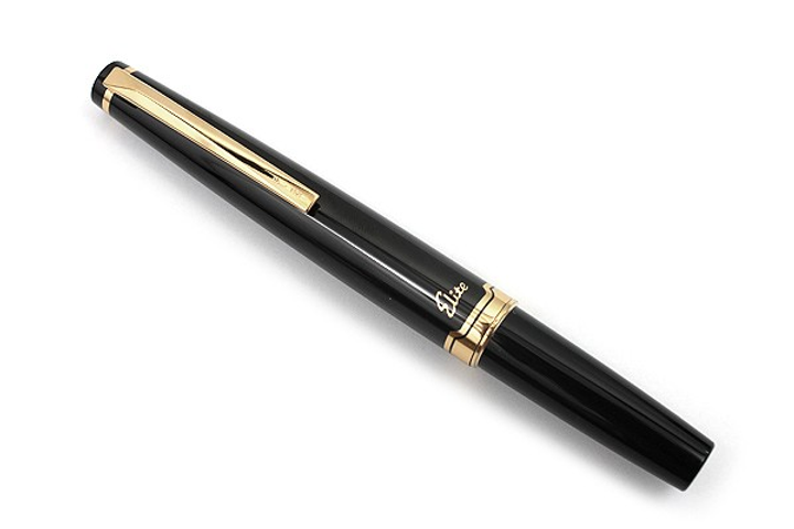 Перова ручка із золотим пером Pilot Elite 95S, корпус чорний екстра ...