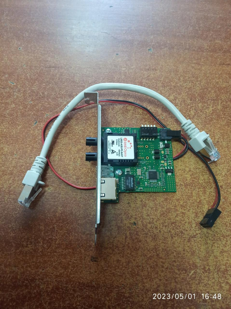 Волоконно-оптическая сетевая карта Microsens MS484161USB-V2 Fast ...