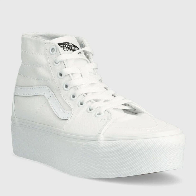 Tenisówki damskie materiałowe na platformie za kostkę Vans Sk8-Hi VN0A5JMKW001 41 (10US) 26.5 cm Białe (196570277482) - obraz 2