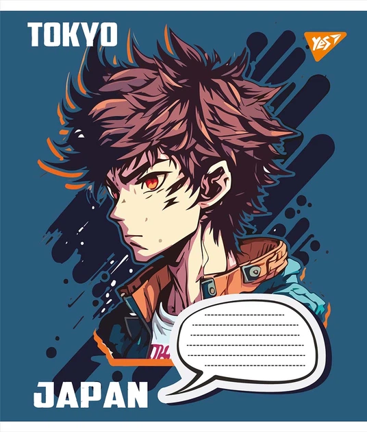 Набір зошитів учнівських Yes Japan Tokyo А5 18 аркушів у клітинку