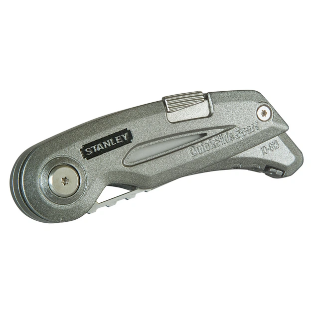 Нож монтажный Stanley QUICKSLIDE SPORT UTILITY KNIFE складной с двумя лезвиями (0-10-813) - Фото 2 Нож монтажный Stanley QUICKSLIDE SPORT UTILITY KNIFE складной с двумя лезвиями (0-10-813) - изображение 2