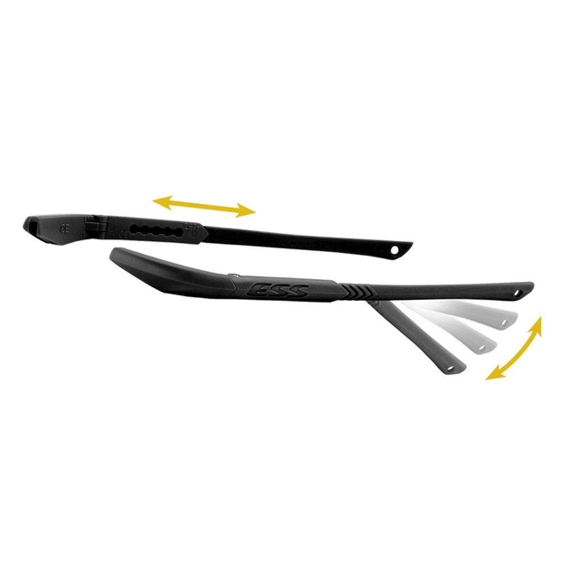 Баллистические, тактические очки ESS - ICE 3LS с линзами: Прозрачная / Smoke Gray/Hi-Def Yellow. - изображение 2