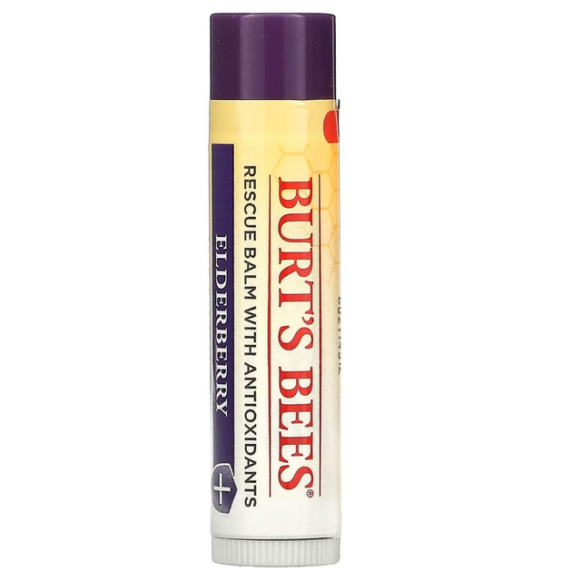 Burt's Bees, Лечебный бальзам Rescue для очень сухих губ с ...