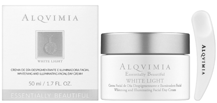 Крем для обличчя Alqvimia Essentially Beautiful White Light Whitening and Illuminatung Day Cream 50 мл (8420471012166) - зображення 1