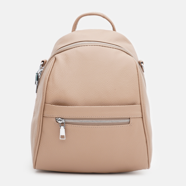 Рюкзак женский кожаный Palmera K1088815be Бежевый (ROZ6400175028) – в ...