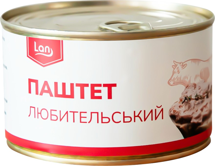 Паштет Lan "Любительский" жестяная банка, 400 г – фото, отзывы ...