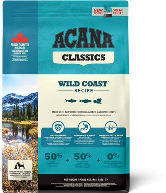 Сухой корм для собак всех пород ACANA Wild Coast 2 кг (a56220) - изображение 1