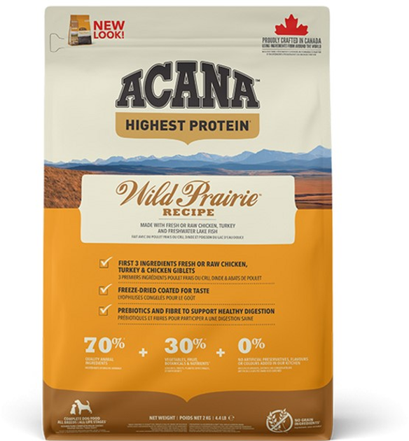 Сухой корм для собак всех пород ACANA Wild Prairie Dog 2 кг (a54021) - изображение 2