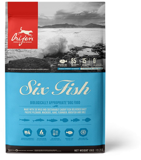 Сухой корм для собак всех пород Orijen 6 Fish Dog 6 кг (o18360) - изображение 2