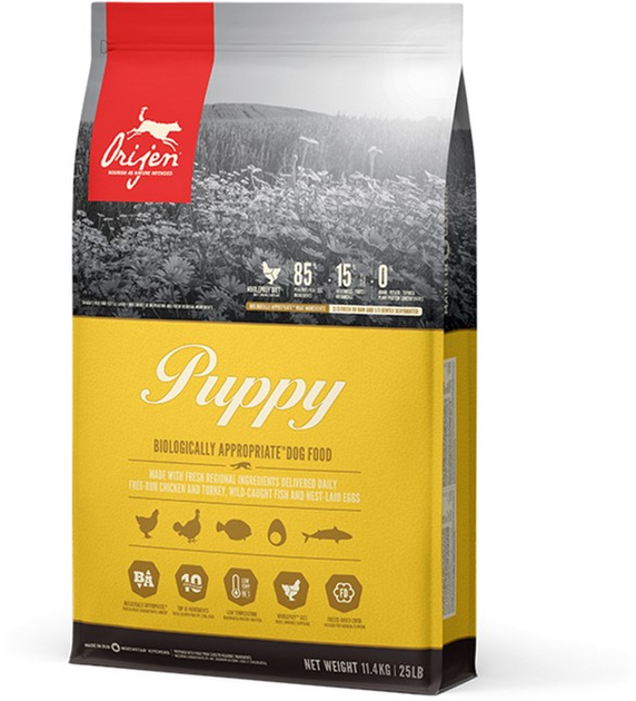 Сухой корм для щенков малых и средних пород Orijen Puppy 11.4 кг (o18012) - изображение 1