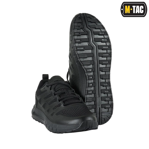 Мужские кроссовки для стильного и безопасного передвижения в городе и на природе широкого спектра задач и действий M-Tac Summer Sport Черные 43 размер - изображение 1