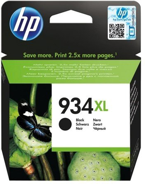 Tusz HP No. 934XL OfficeJet Pro (C2P23AE) Black - obraz 1