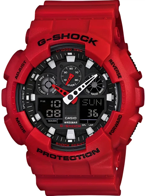 Мужские часы Casio G-Shock GA-100B-4AER – купить онлайн на ROZETKA