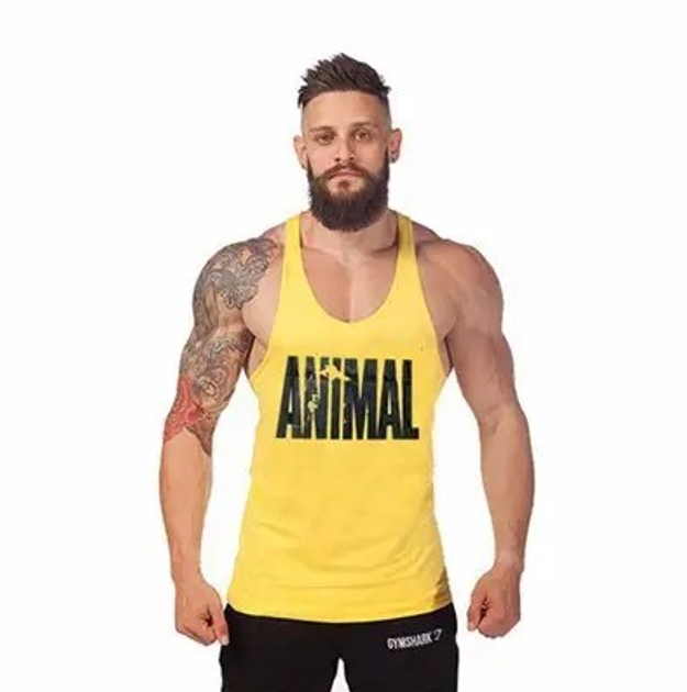 Мужская спортивная майка бодибилдинг ANIMAL Желтый XL от продавца: V ...