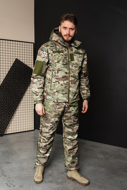 Зимовий теплий костюм куртка та штани чоловічий Туреччина ЗСУ Мультикам 8966 XXL - зображення 1
