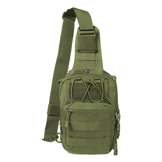 Тактична плечова сумка кобура Pentagon UCB 2.0 K17046 Олива (Olive) - зображення 1