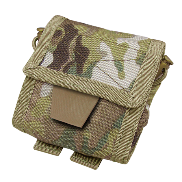 Подсумок скрученый для сброса стрелянных магазинов молле Condor Roll - Up Utility Pouch MA36 Crye Precision MULTICAM - изображение 1