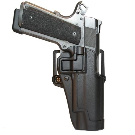 Полимерная кобура Blackhawk SERPA CQC w/Matte Finish 410503 (Colt) Чорний, Права - изображение 1
