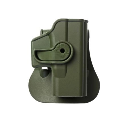 Тактическая полимерная кобура для Glock 26/27/33/36 (также для Gen.4) IMI-Z1040 Олива (Olive) - изображение 1
