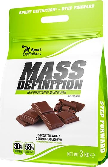 Gainer Sport Definition Mass Definition 3000 g Chocolate (5902811807432) - obraz 1