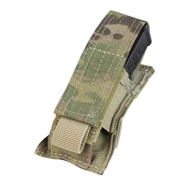 Подсумок для пистолетного магазина молле Condor Single Pistol Mag Pouch MA32 Crye Precision MULTICAM - изображение 1