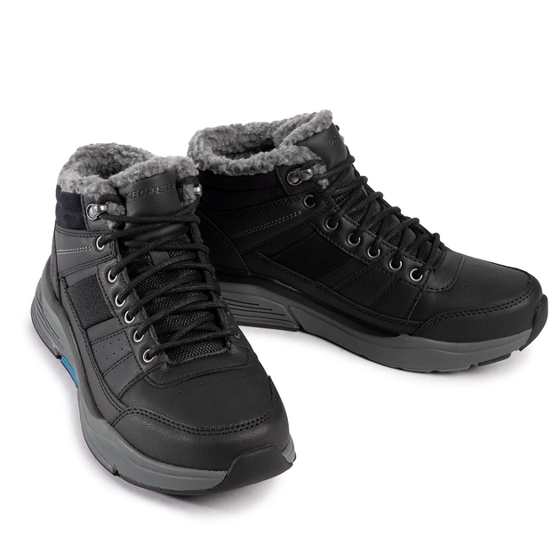 Мужские ботинки Skechers Benago Черный 46 (66199-BLK-0001) - Фото 3 Мужские ботинки Skechers Benago Черный 46 (66199-BLK-0001) - изображение 3