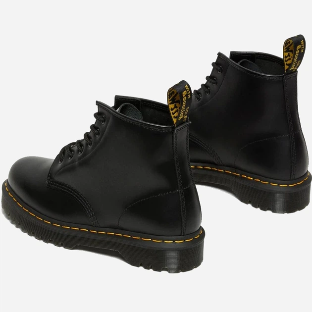 Glany damskie skórzane na platformie Dr. Martens 101 Bex Smooth 26203001 36 (5US) 22.5 cm Czarne (190665353921) - obraz 4