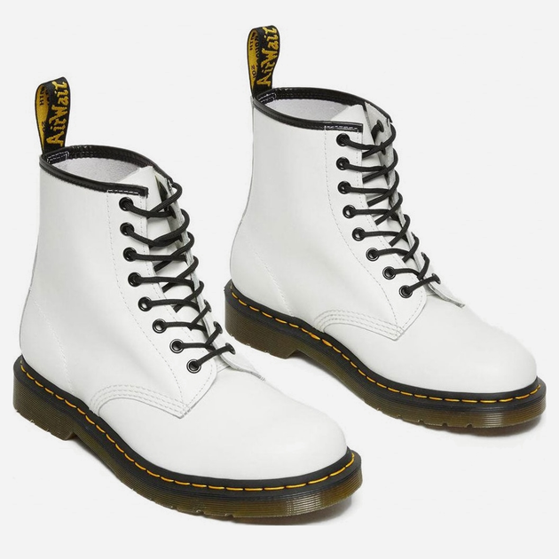 Жіночі черевики високі Dr. Martens 1460 Smooth 11822100 38 (7US) 23.5 см Білі (800090908435) - зображення 2