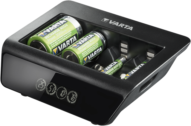 Ładowarka akumulatorków Varta LCD Universal Charger+ EU Black (57688101401) - obraz 2