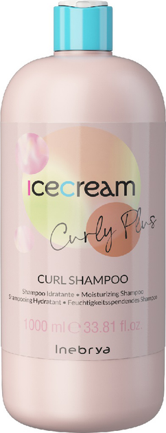 Акція на Зволожувальний шампунь Inebrya Curl Shampoo для кучерявого та хімічно завитого волосся 1000 мл від Rozetka