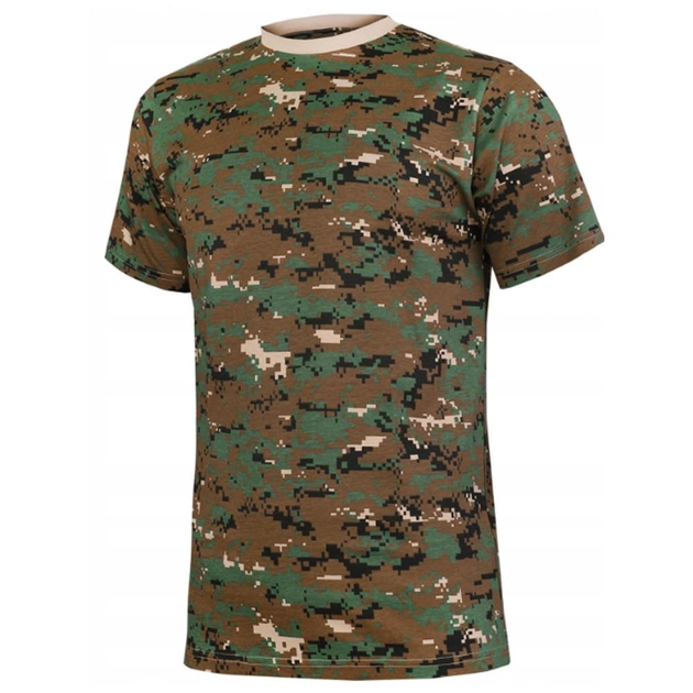 Хлопковая футболка Mil-Tec® Digital Woodland XL - изображение 1