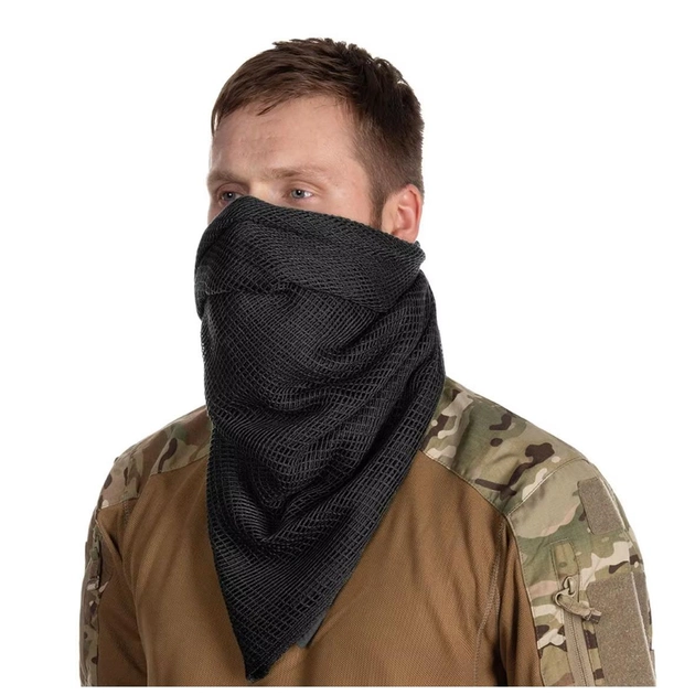 Снайперский Маскирующий шарф-сетка Mil-Tec® Black - изображение 1