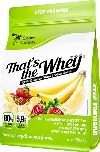 Białko Sport Definition Thats The Whey 700 g Strawberry Banana (5902811801546) - obraz 1