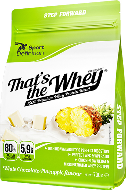 Протеїн Sport Definition Thats The Whey 700 г Білий шоколад Ананас (5902811800129) - зображення 1