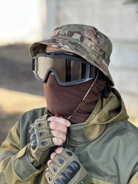 Тактические очки - маска Tactic баллистическая маска revision tan защитные очки со сменными линзами цвет Черный (mask-black) - изображение 2