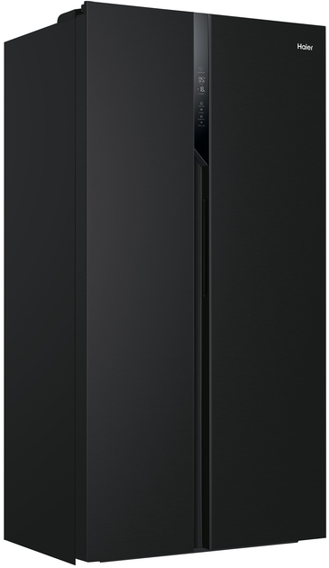 Холодильник Haier SBS, А++, NF, инвертор, дисплей, черный (HSR3918ENPB ...