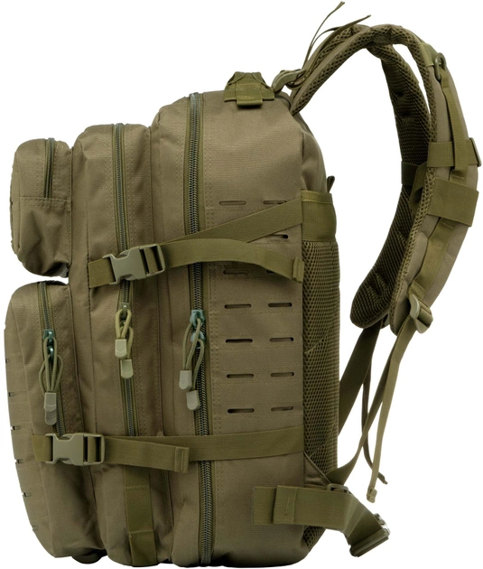 Тактичний рюкзак 2Е 45 л Laser Cut Зелений (2E-MILTACBKP-45L-OG) - зображення 2