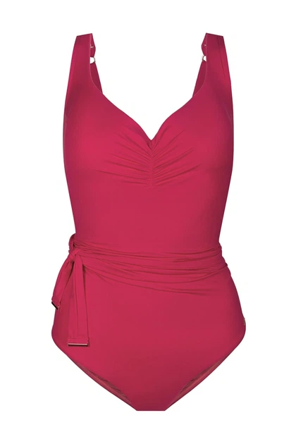 Купальник слитный с уплотнённой чашкой Marc & Andre 44F/M Розовый (83785) - изображение 2