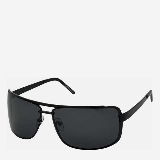 Polarized Rectangle Metal Aviator Sunglasses