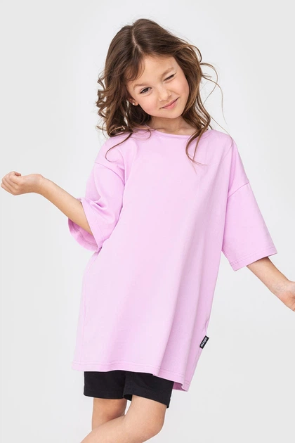 Дитяча футболка KIDS бузкова 146/152 (7770166) - зображення 2