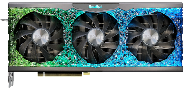Відеокарта Palit GeForce RTX 3080 GameRock V1 Товар Б/В - зображення 2
