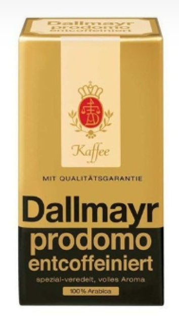 Купить Кофе молотый Dallmayer Prodomo 500г без кофеина – ROZETKA ...