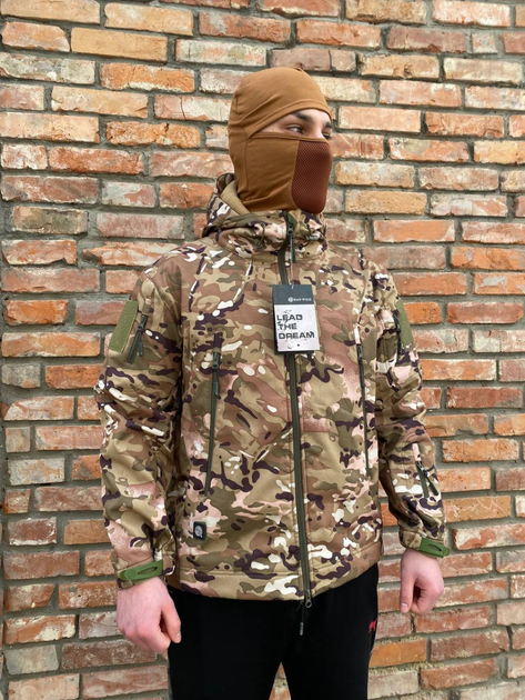 Куртка мужская тактическая HAN WILD G8 на флисе ВСУ (ЗСУ) Мультикам 20222214-L 10463 L хаки - изображение 1