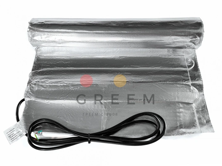 Алюминиевый мат In-Therm AFMAT 2,0 м² + терморегулятор программируемый. Комплект теплого пола под ламинат - изображение 7